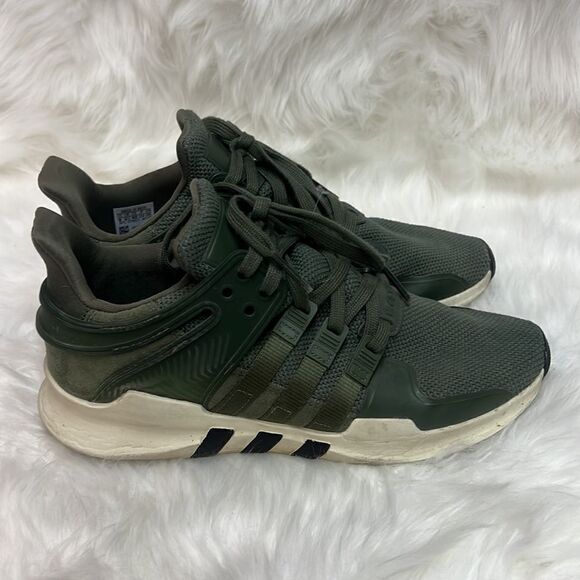 EQT Support ADV Olive Green Tennis Shoes Size 8 BIN 14 - Picture 6 of 10